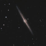 Galaxie, astrophoto, zwo asi 485, skywatcher, télescope, Haute-Savoie, France, astronomie, galaxie de l'aiguille, ngc 4565